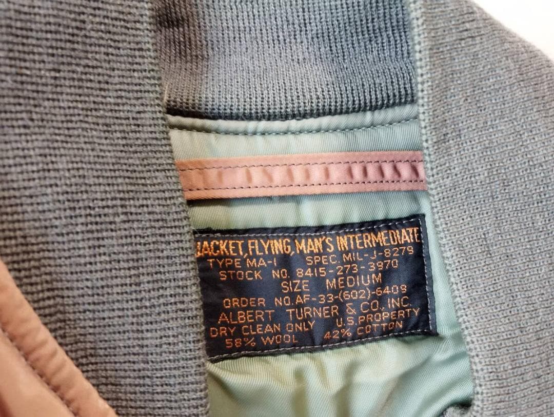 リアルマッコイズ  Turner　フェードMA-１ レア M９０’ｓ