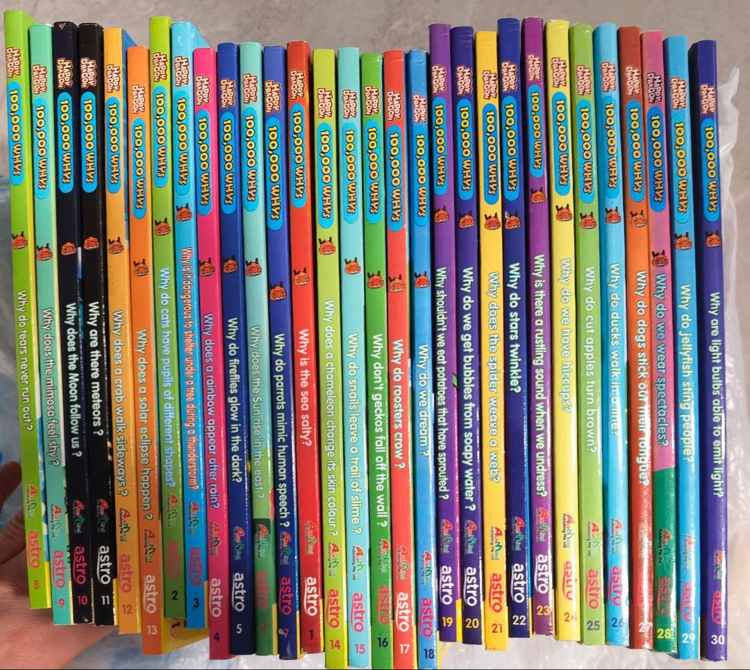 英語絵本Happy dragon 100,000 whys 30冊