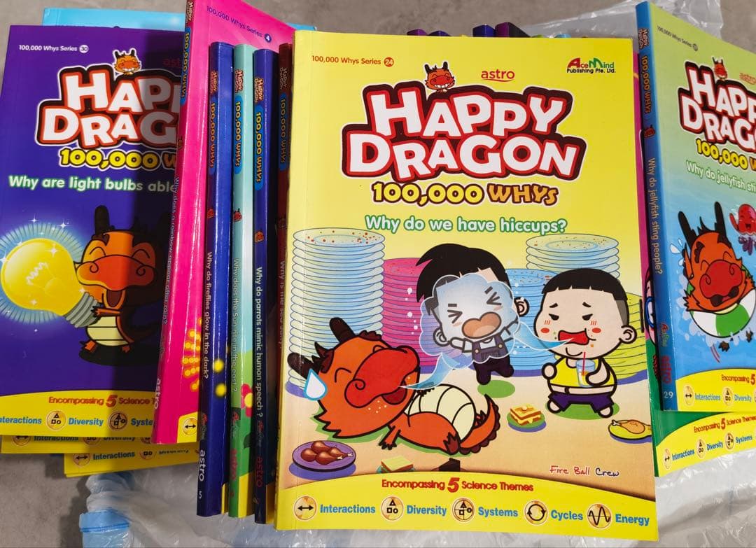 英語絵本Happy dragon 100,000 whys 30冊