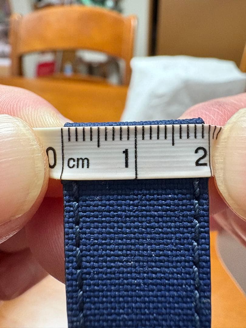 ZENITH ネイビー レザーベルト