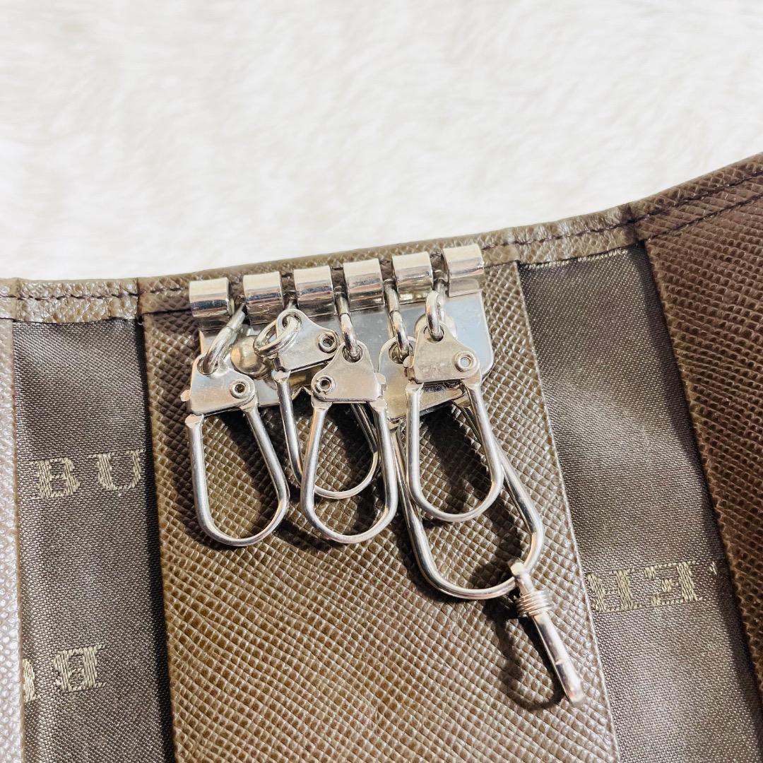 未使用品 箱付き　バーバリー ノバチェック 5連キーケース ベージュ