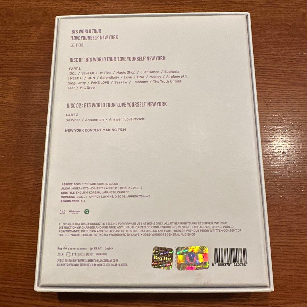 BTS LYS NEW YORK Blu-ray SUGAユンギトレカ付
