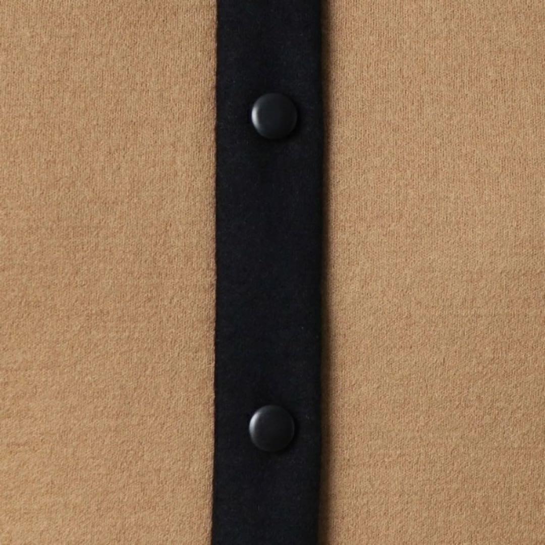 ま*れ様 チ*コ様 新品！アンタイトル ウールジャージ 配色ワンピース　キャメル