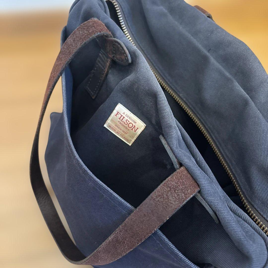 FILSON ネイビー トートバッグ