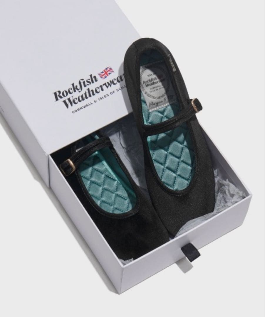 Rockfish Weatherwear ブラックバレエシューズ