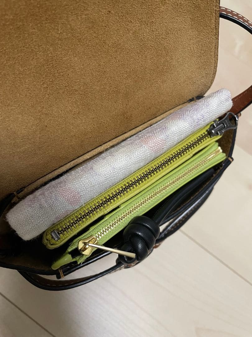 ロエベ　LOEWE ゲート　ミニ　ショルダーバッグ　ブラウン　保存袋つき