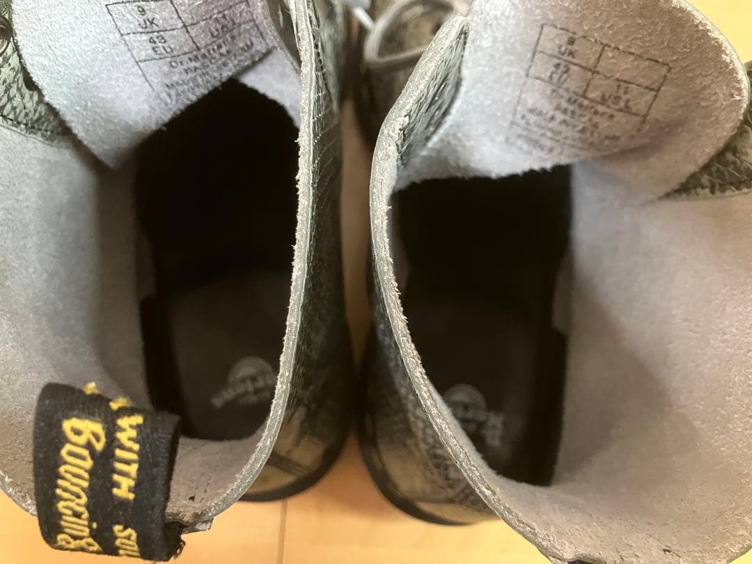 ドクターマーチン 1460 パイソン　蛇柄　UK9 美品