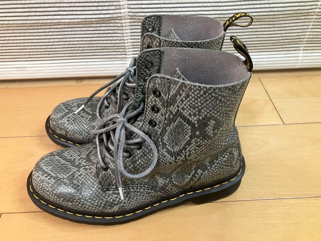 ドクターマーチン 1460 パイソン　蛇柄　UK9 美品