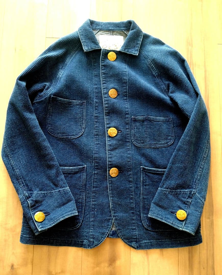 AOZORA BLUE HEAVEN 刺子 カバーオール ゴースローキャラバン