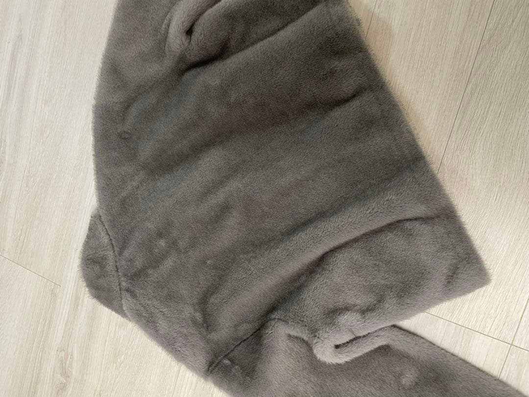 allureville グレー ファーコート