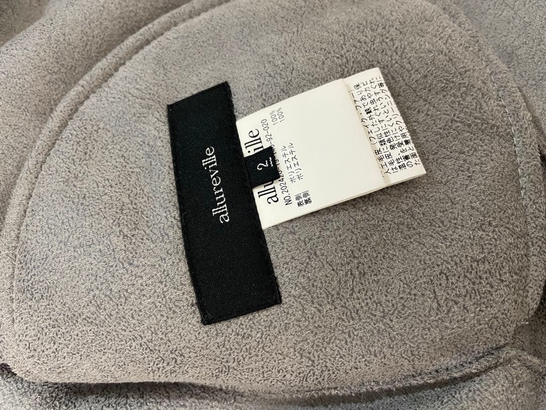 allureville グレー ファーコート