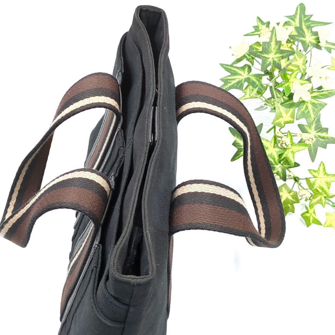 HERMES トロカホリゾンタル PMトートバッグ　キャンバス/レザー　男女兼用