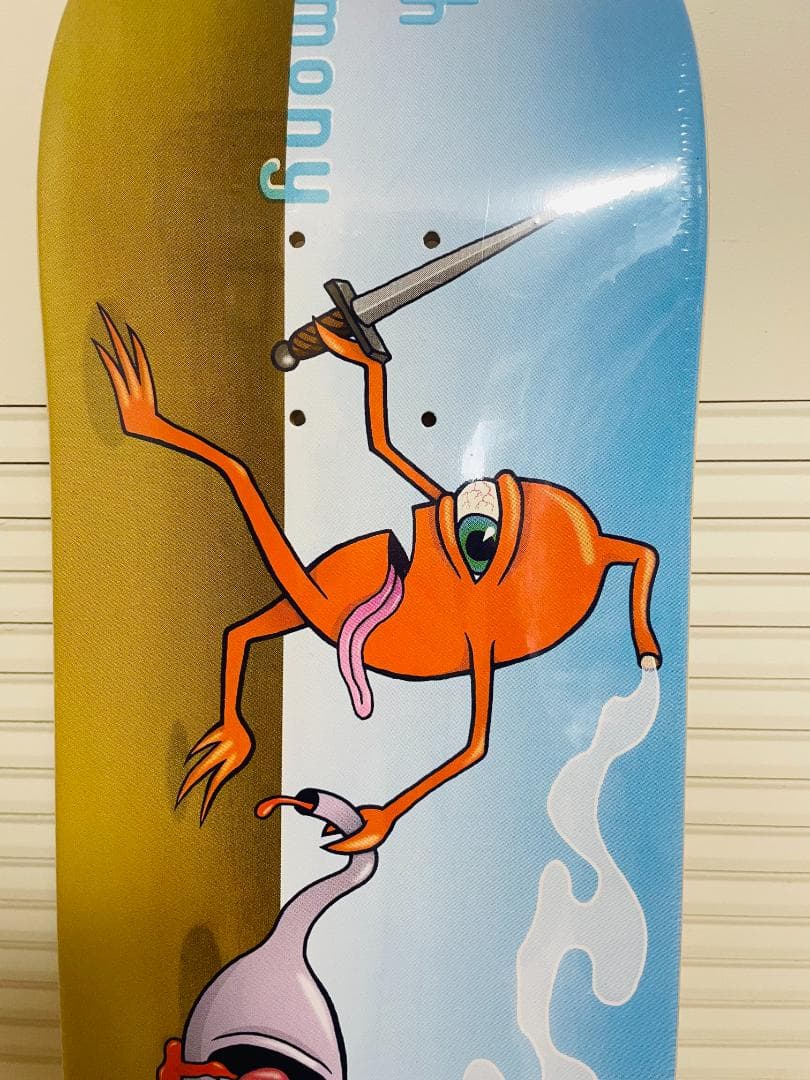 台湾製無地黒デッキテープ付き TOY MACHINEトイマシーン8.25デッキ