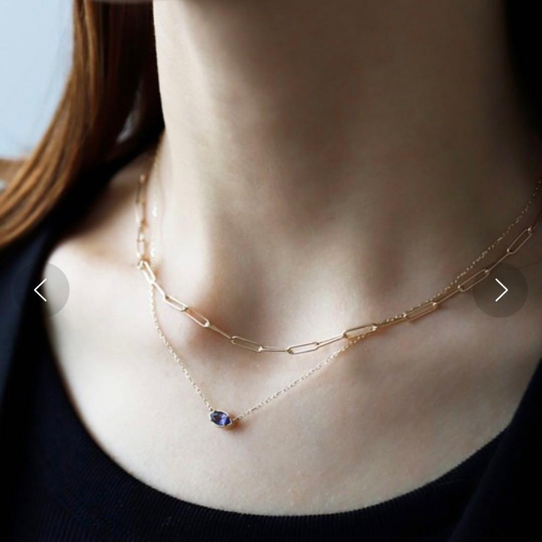 新品未使用　ネックレス　K10 siena sienarose シエナロゼ