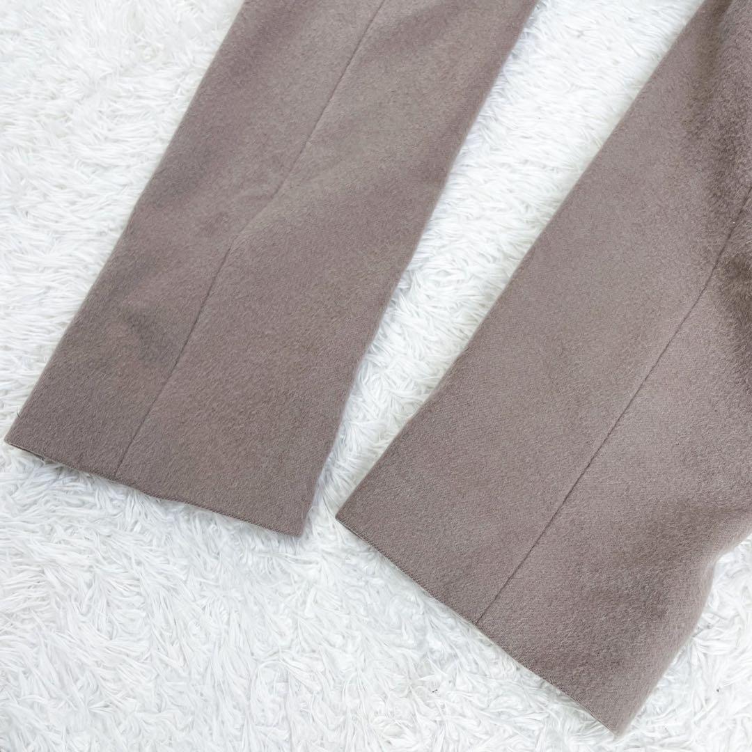 極美品✨ INDIVI V.A.I カシミヤビーバーステンカラーコート キャメル