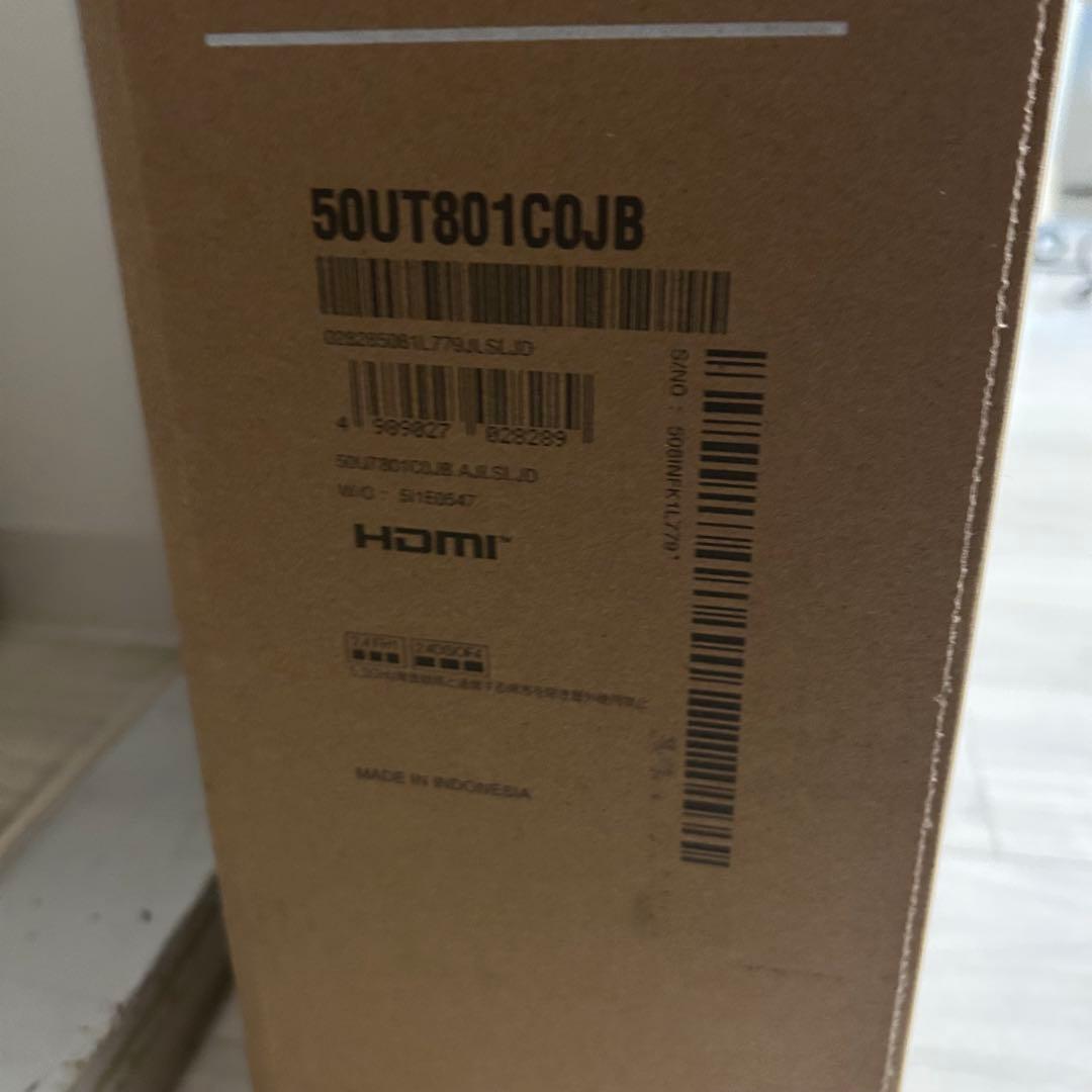 LG 液晶テレビ　50インチ　50UT801C0JB