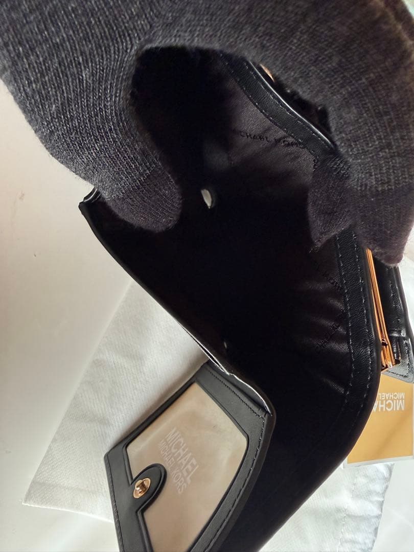 MICHAEL KORS 三つ折り財布 黒