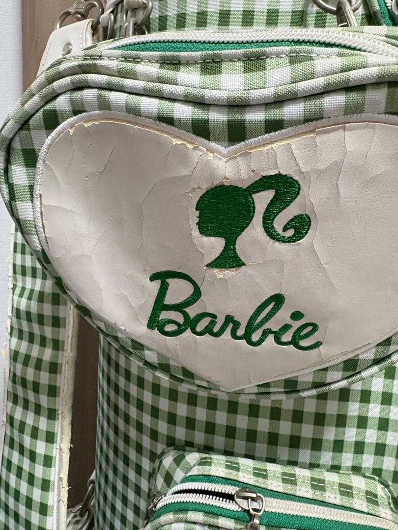 (希少)PEARLY GATESキャディバッグ Barbie カバー付き