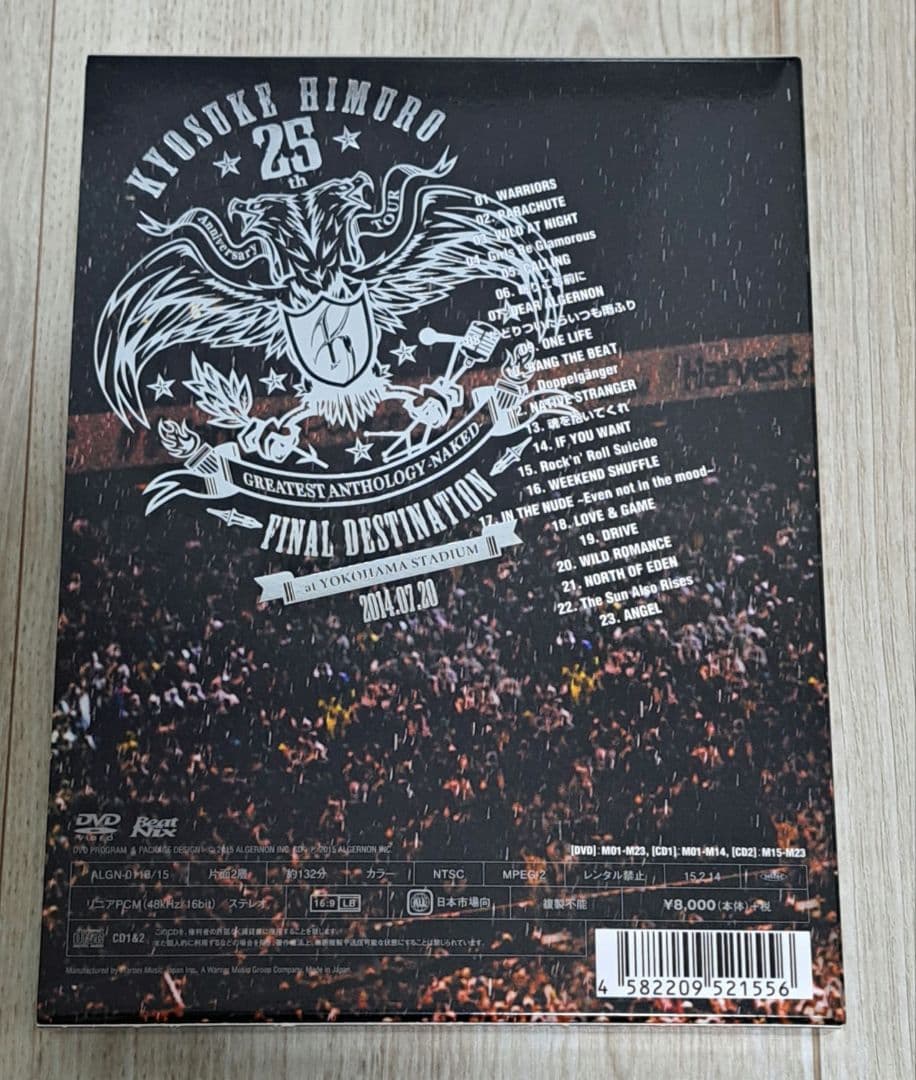 ミュージック KYOSUKE HIMURO 25TH ANNIVERSARY TOUR DVD