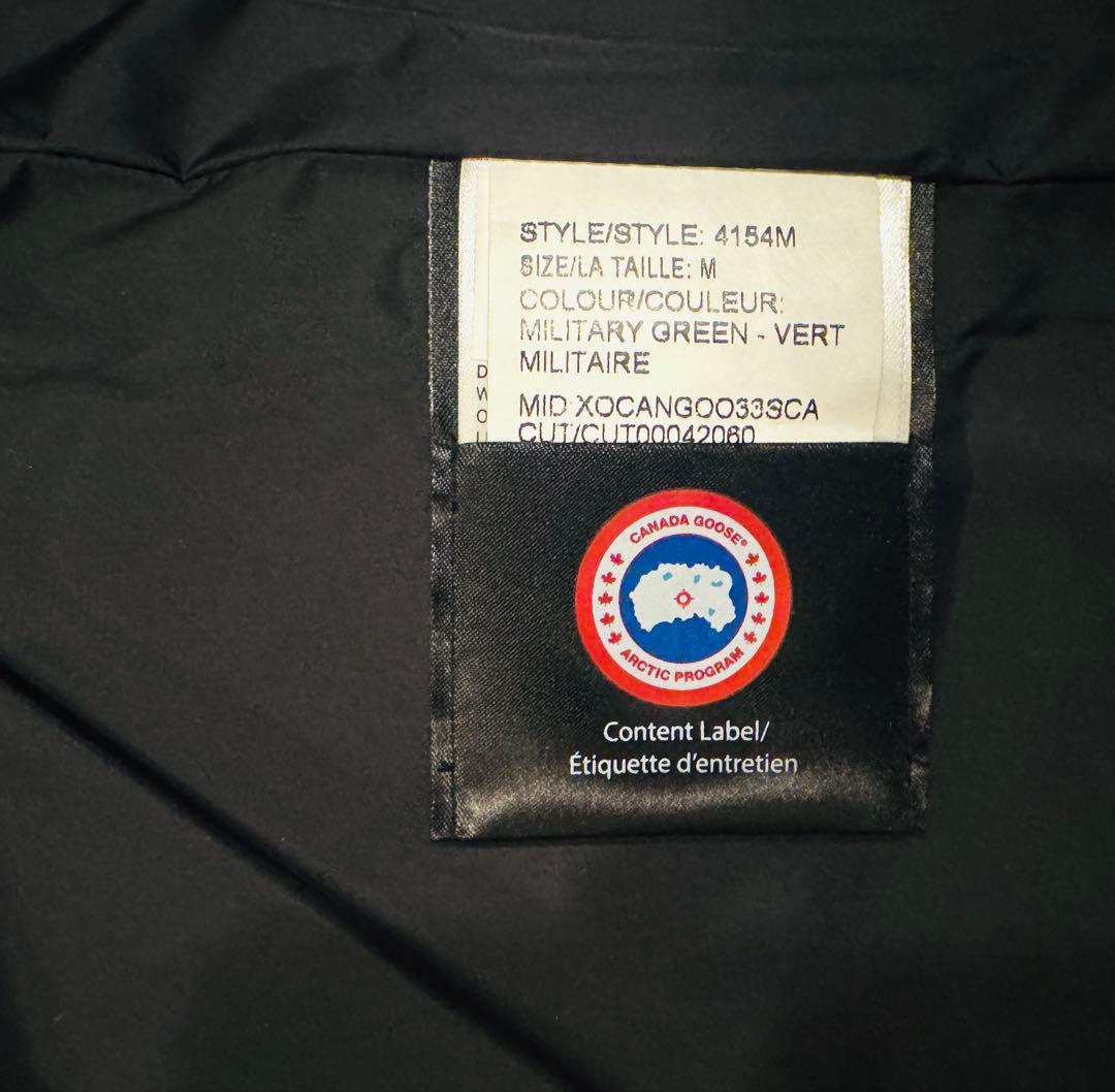 【未使用】 カナダグース ダウンベスト 製 M