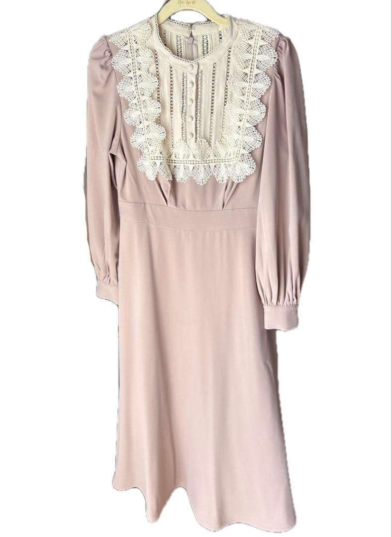 ワンピース Le Grand Midi Dress -rose beige-