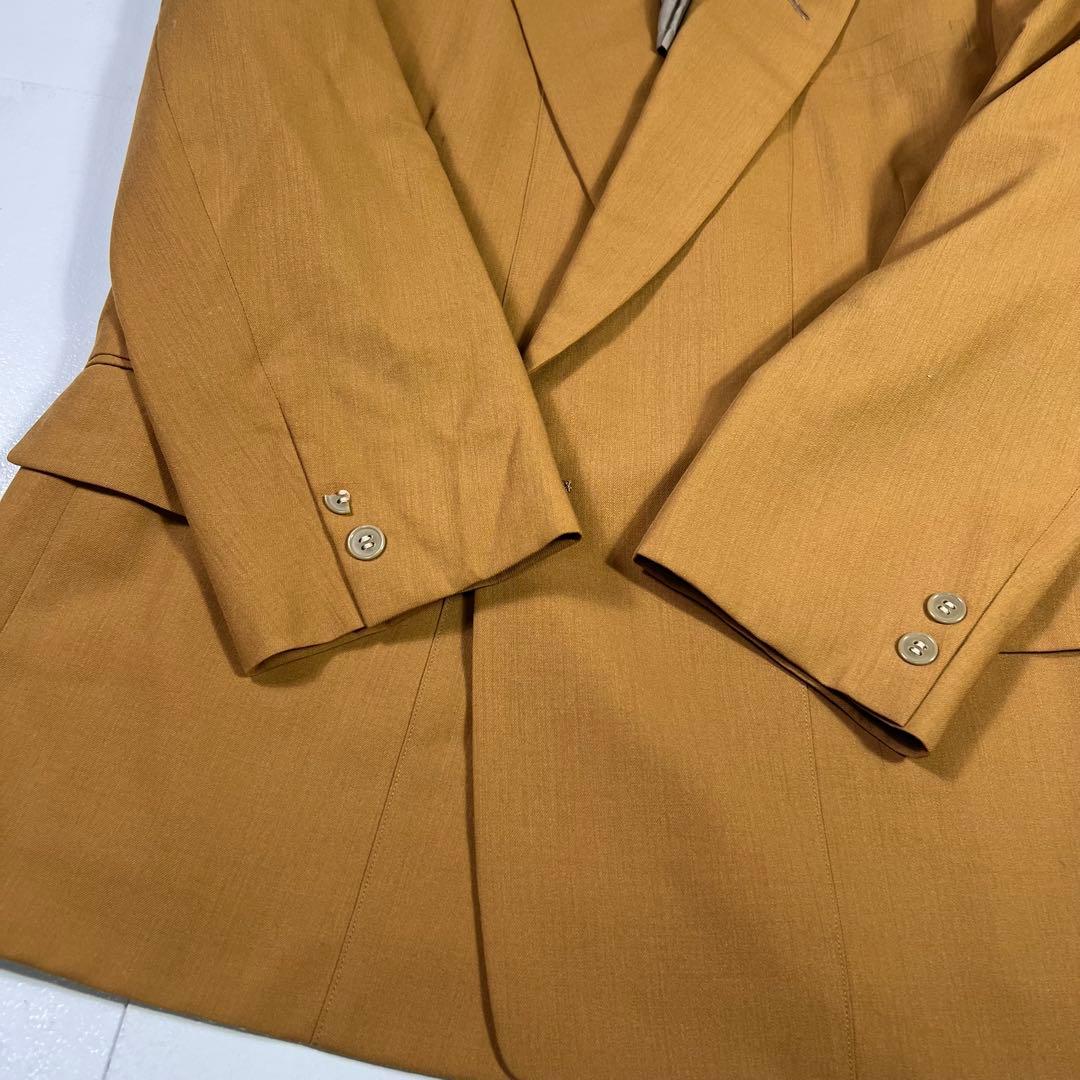 90s Mr.JUNKO ダブル セットアップ スーツ ウール ブラウン L