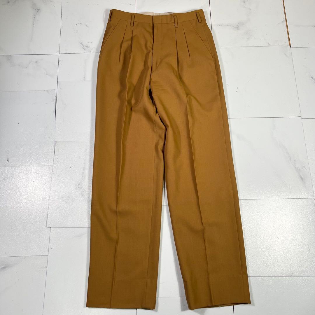 90s Mr.JUNKO ダブル セットアップ スーツ ウール ブラウン L