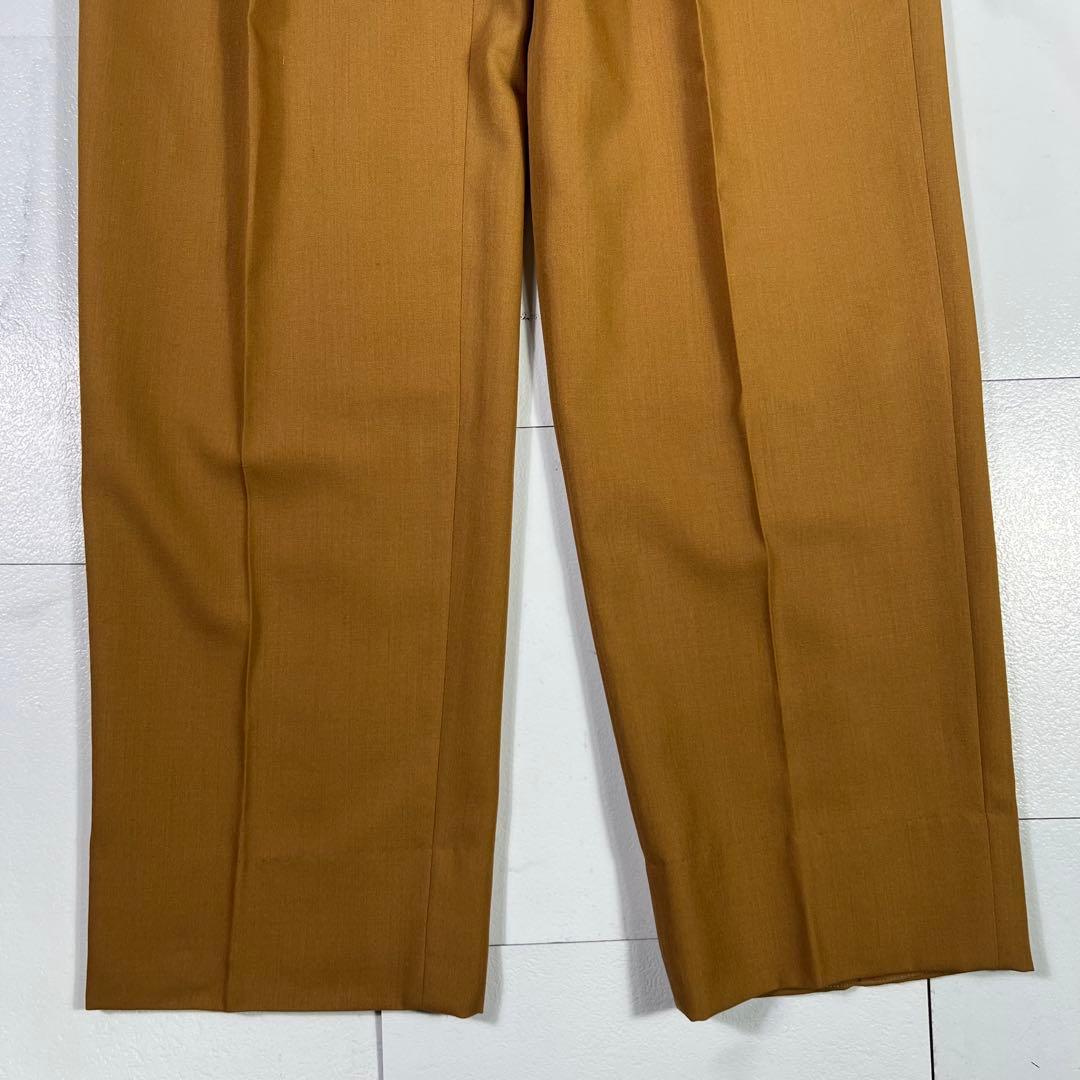 90s Mr.JUNKO ダブル セットアップ スーツ ウール ブラウン L