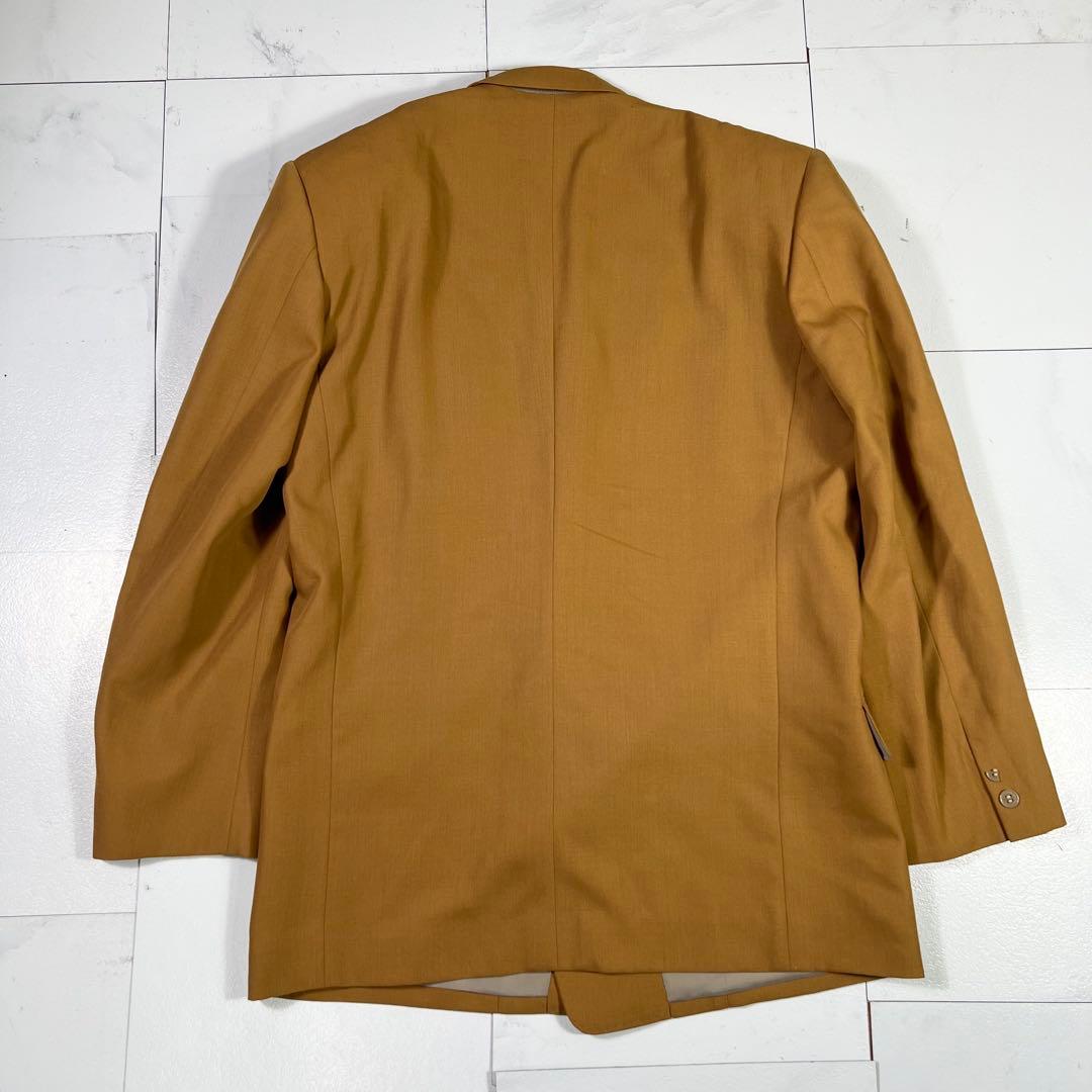 90s Mr.JUNKO ダブル セットアップ スーツ ウール ブラウン L