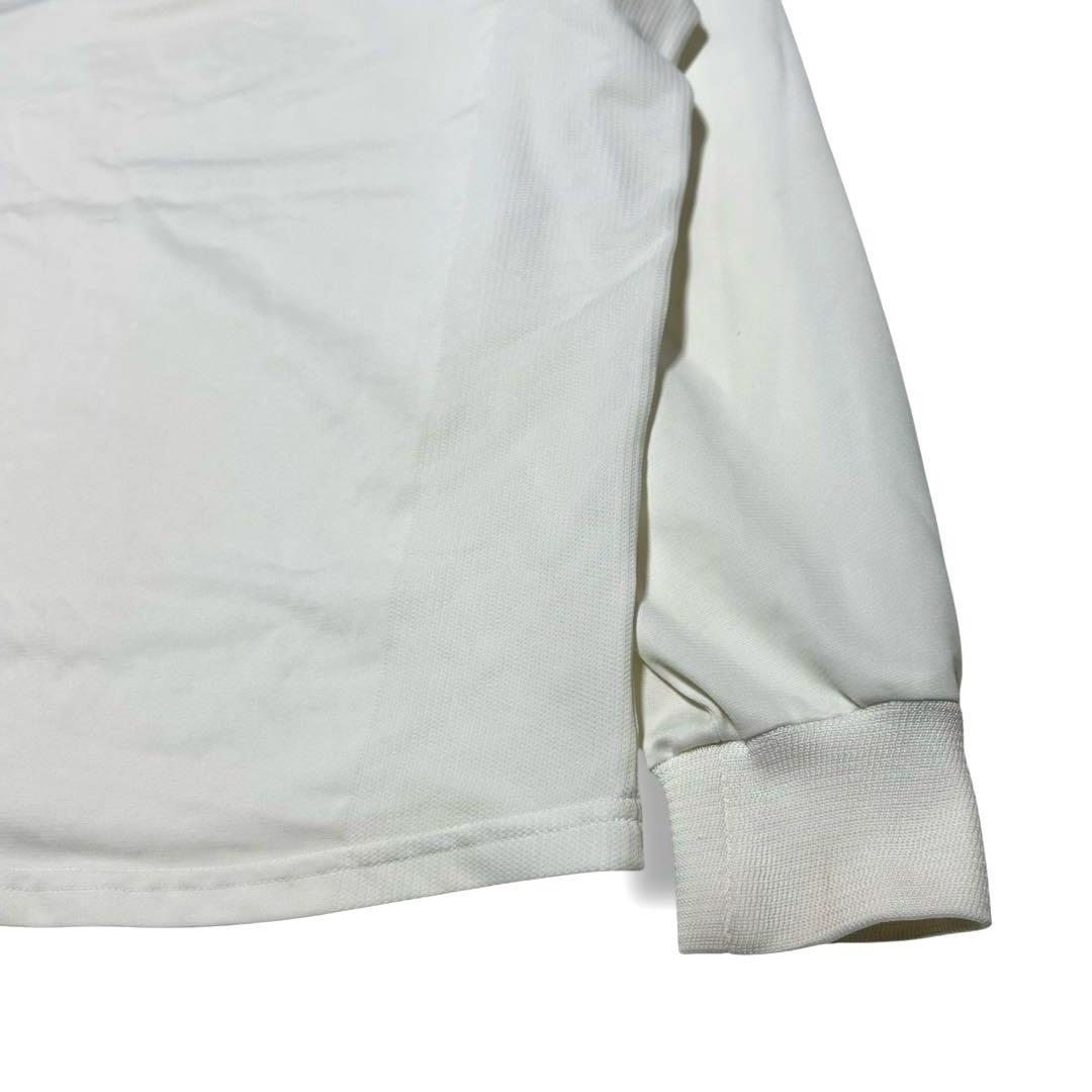 アディダス レアルマドリード 長袖 ユニフォーム ホワイト XL 刺繍