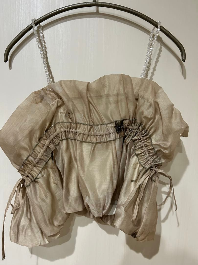 美品　willfully オケージョンドレス ワンピース TAN フリーサイズ