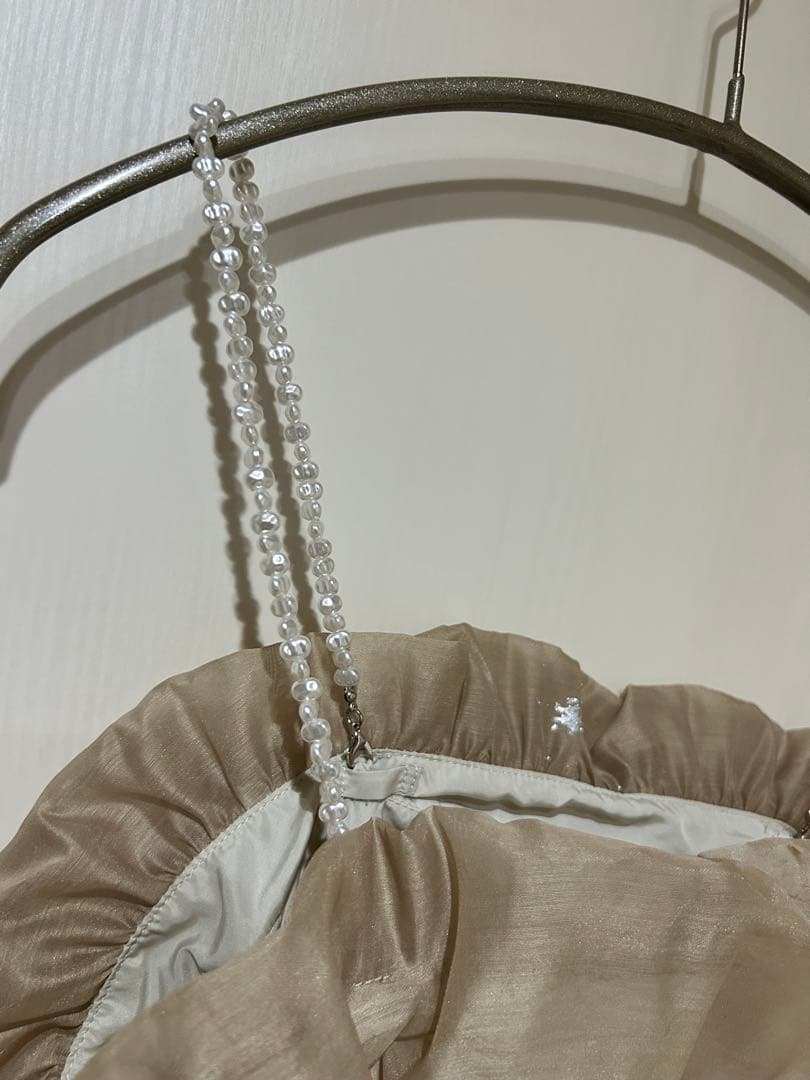 美品　willfully オケージョンドレス ワンピース TAN フリーサイズ