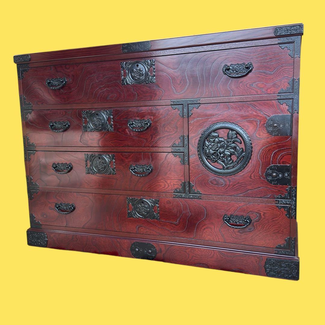 飛鳥工芸家具 車箪笥 整理箪笥 和服箪笥 着物箪笥 民芸家具