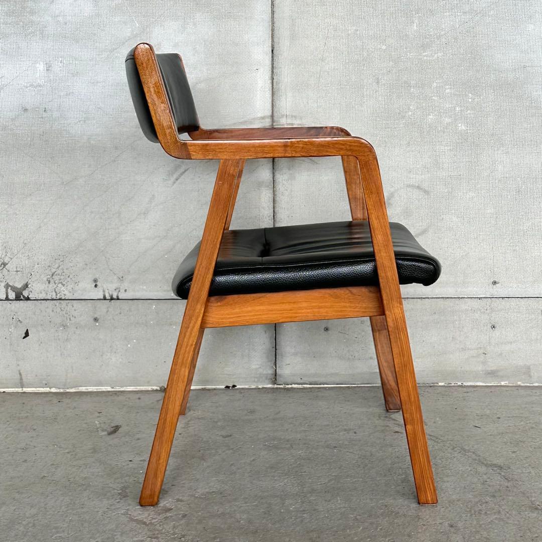 ✦ 廃盤モデル✦シギヤマ家具 CITY LD CHAIR 岩倉榮利デザイン 本革