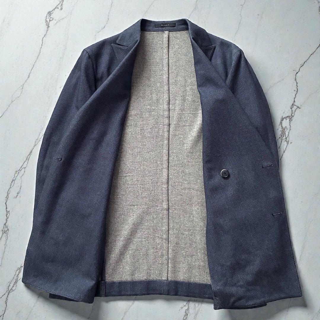 美品 BOGLIOLI テーラードジャケット WIGHT ウール ダブル 50