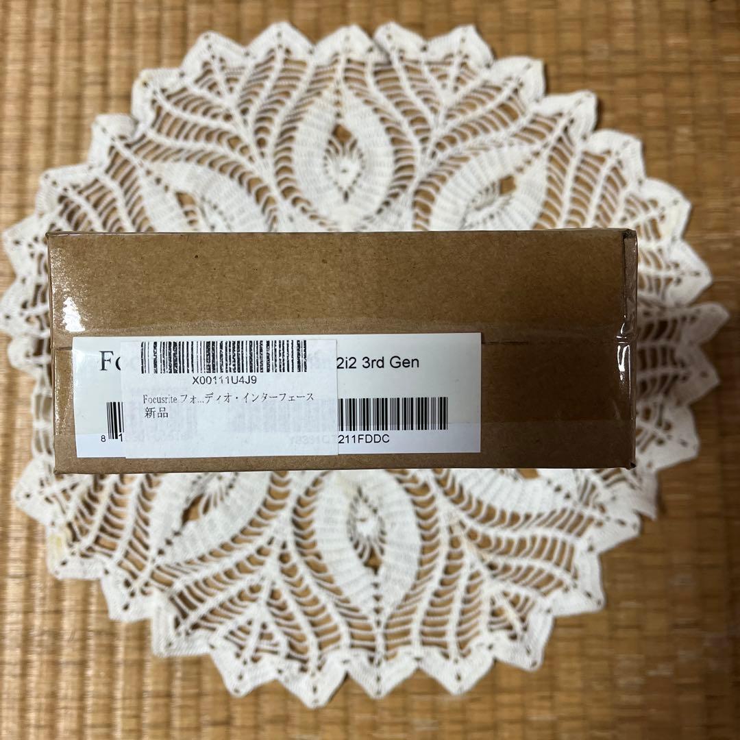 新品☆フォーカスライト オーディオインターフェース スカーレット ソロ 第3世代