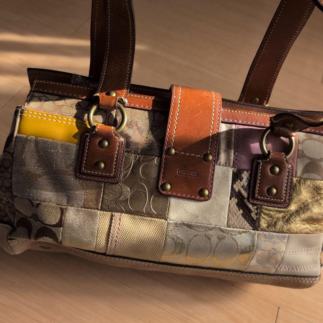 COACH パッチワーク トートバッグ