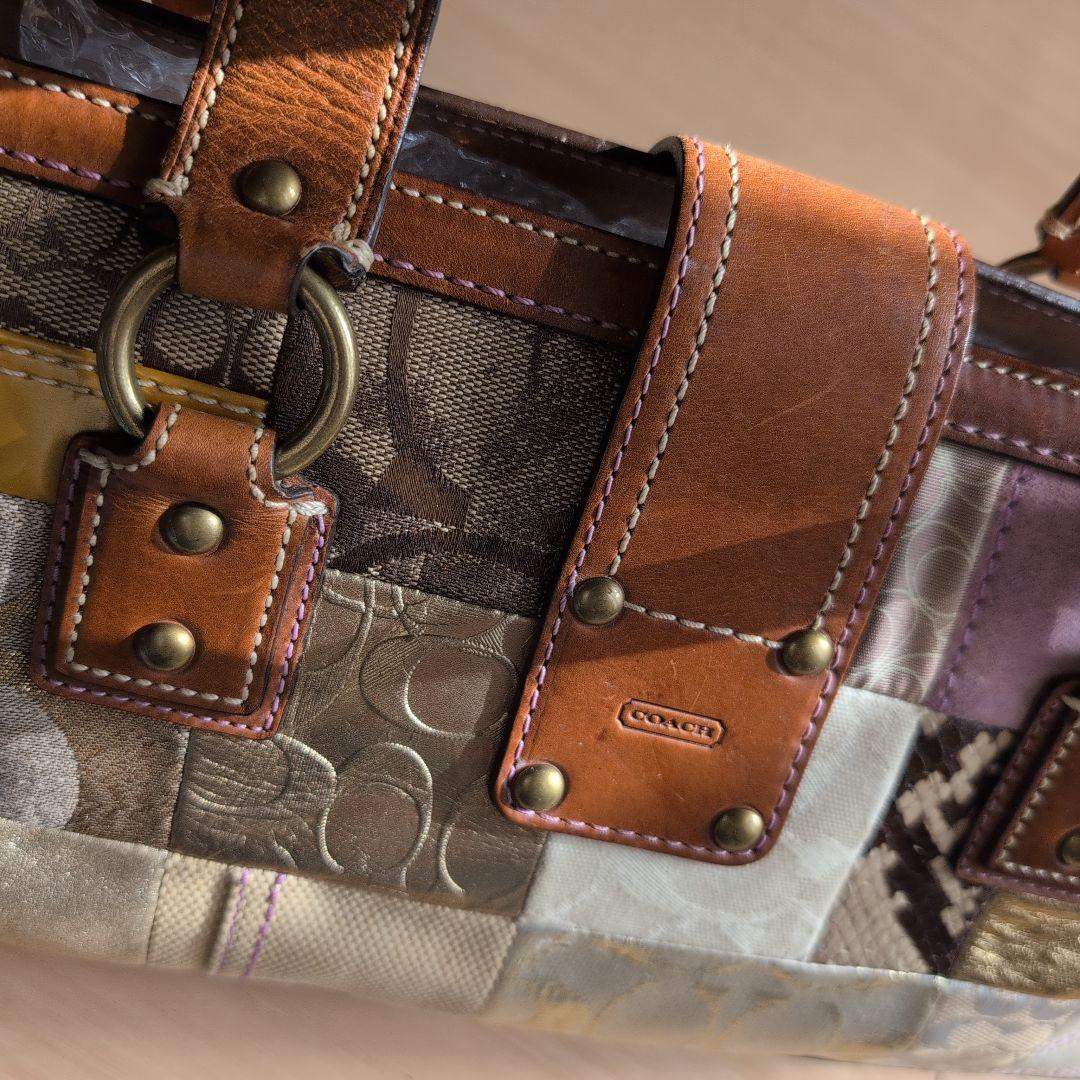 COACH パッチワーク トートバッグ