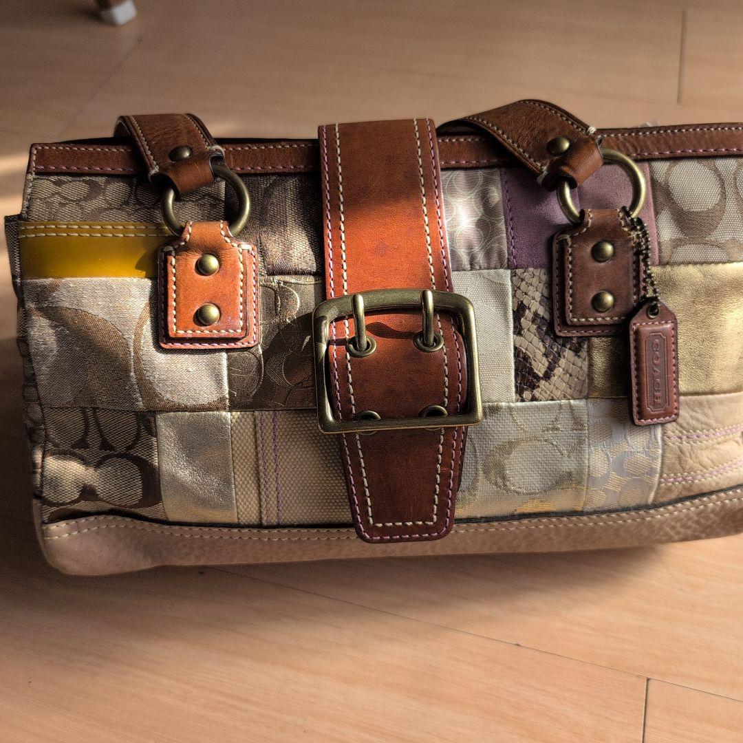 COACH パッチワーク トートバッグ