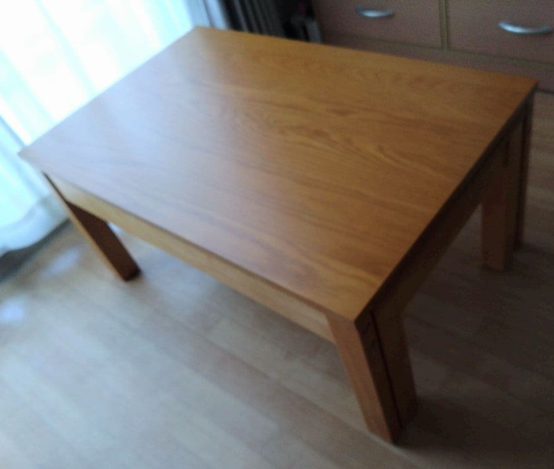 ニトリ木製伸長式ローテーブル 幅80cm