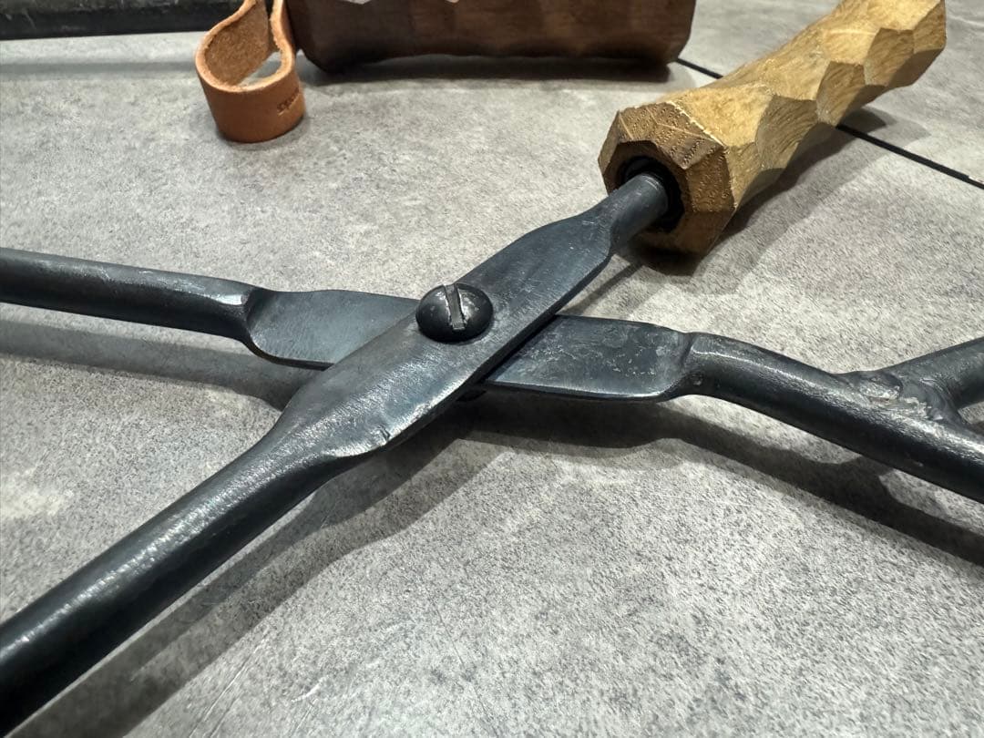 neru design works薪バサミasimocrafts火吹き棒セット