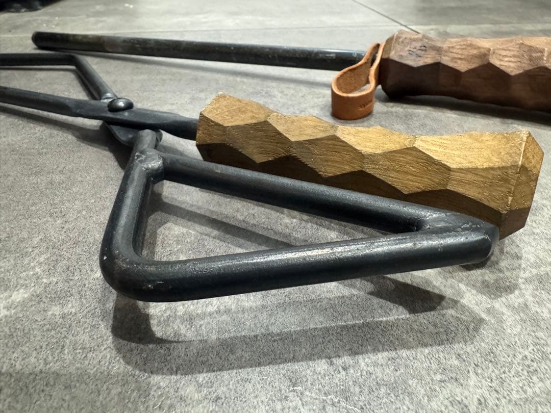 neru design works薪バサミasimocrafts火吹き棒セット