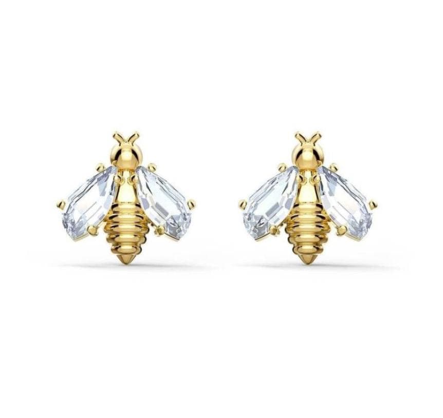 M　スワロフスキー Eternal Flower Bee ピアス