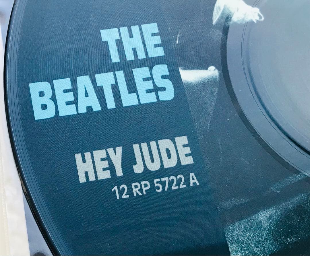 THE BEATLES ピクチャーレコード　UKオリジナル　台紙＋アウター付き！