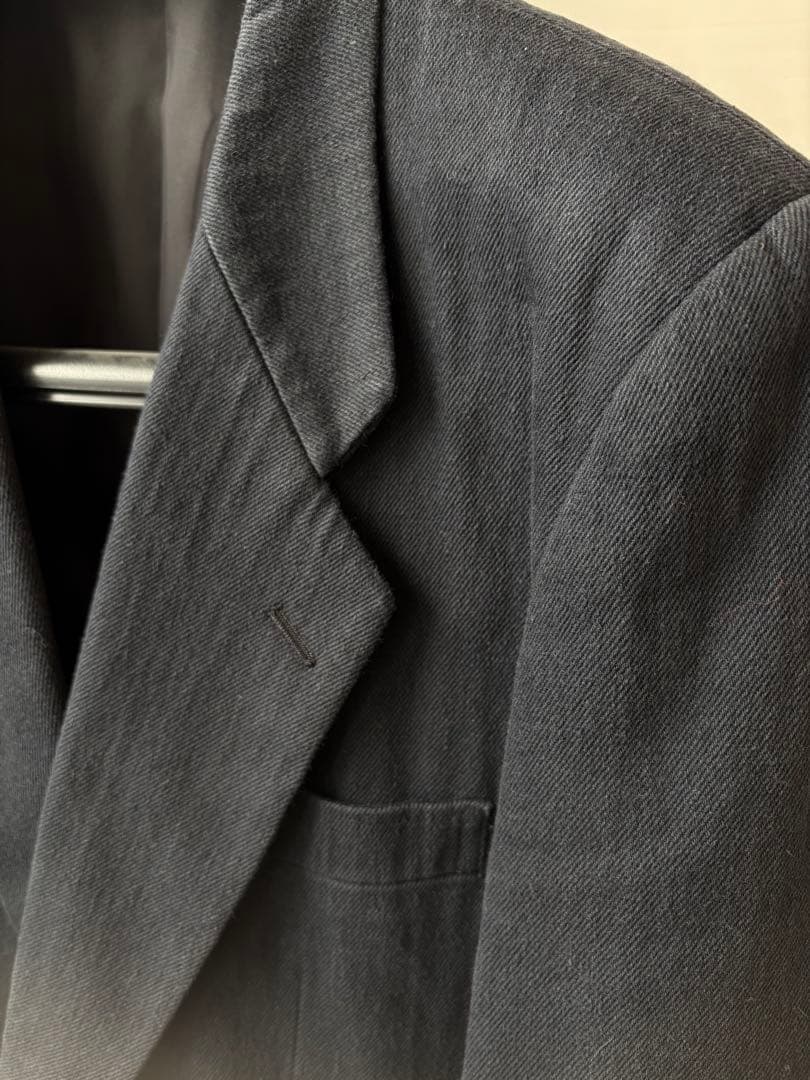 COMME des GARÇONS 綿100%ブラックビジネススーツセット