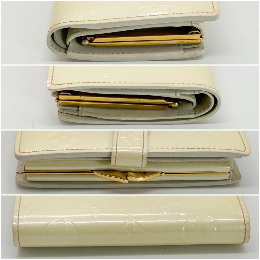 美品 ルイヴィトン ポルトフォイユ ヴィエノワ ヴェルニ がま口 モノグラム