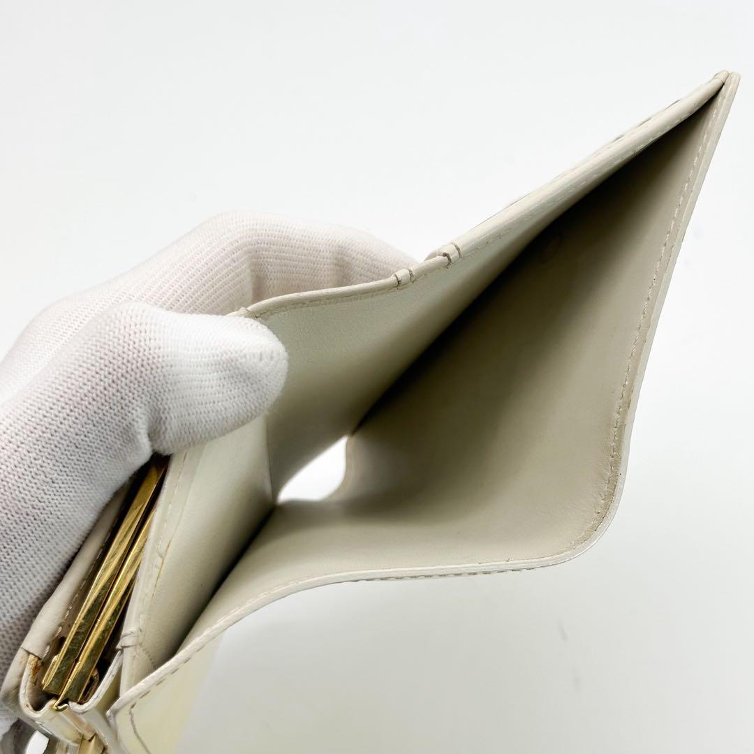 美品 ルイヴィトン ポルトフォイユ ヴィエノワ ヴェルニ がま口 モノグラム