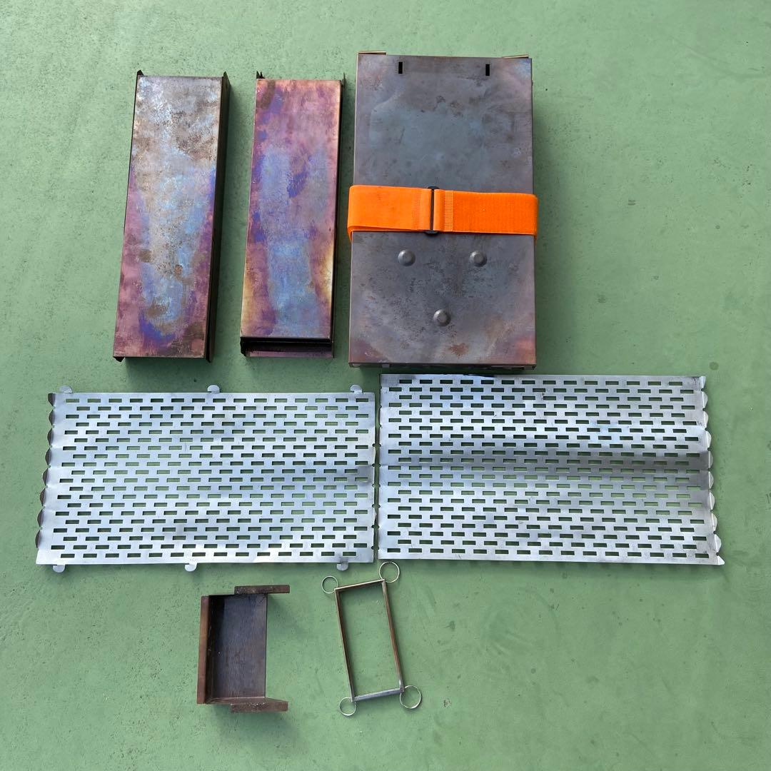 週末限値下げ‼️笑'ｓフォールディング薪ストーブ　焚き火の箱G-neoフルセット