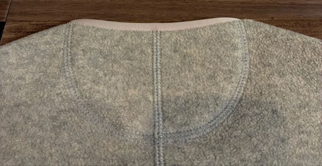 極美　DANTON ダントンフリース ノーカラー ジャケット　レディースS