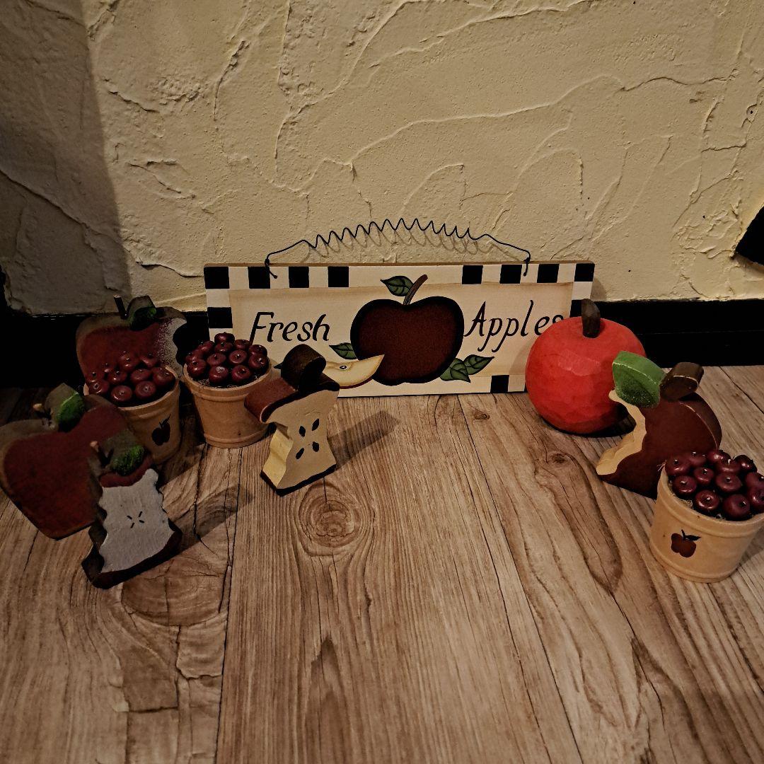 カントリー雑貨 りんご